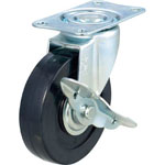 小容量手動升降機(折疊手柄類型)更換腳輪，旋轉塞子提供