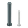 Precision Pivot Pins -  Flanged, Retaining Ring Groove, Configurable, Inch Measurements (MISUMI)