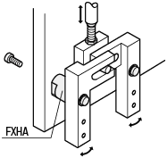 懸臂軸-螺栓安裝類型六邊形,扣環槽:相關的圖片