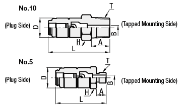 空氣耦合器-微型、套接字、線程:相關的圖片