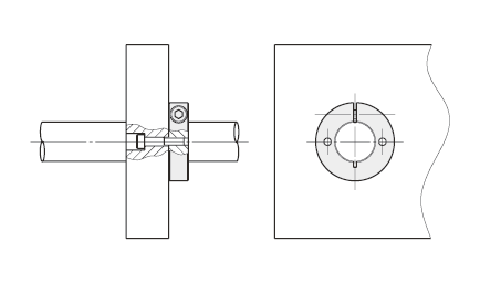 軸頸-卡箍，2個絲錐:相關圖像