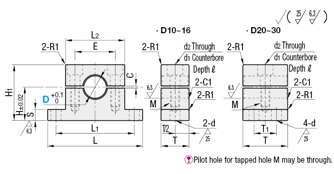 軸支持t形(精密鑄造)-分離-采用類型:相關的圖片gydF4y2Ba