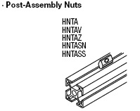 Post-Assembly塞堅果——HFS5係列鋁型材——:相關的圖片