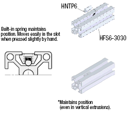 Post-Assembly插入彈簧堅果——HFS6係列鋁型材——:相關的圖片