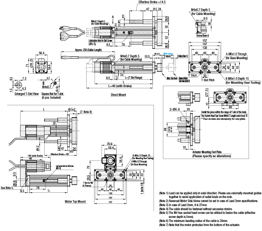 單軸機器人RSDG3 -杆類型與支持指南:相關的圖片