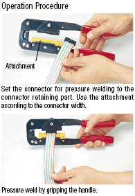 壓力焊接工具/卷邊工具,簡單的焊接工具壓焊模型連接器:相關的圖片