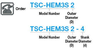 TSC係列硬質合金端銑刀多功能廣場、3-Flute 45°螺旋/空模型:相關的圖片