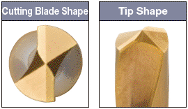 TS為鉍錫加工塗層硬質合金鑽頭,直柄/存根,常規:相關的圖片