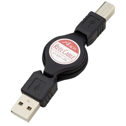 USB Winding Cable A <=> B Type (ACROS)