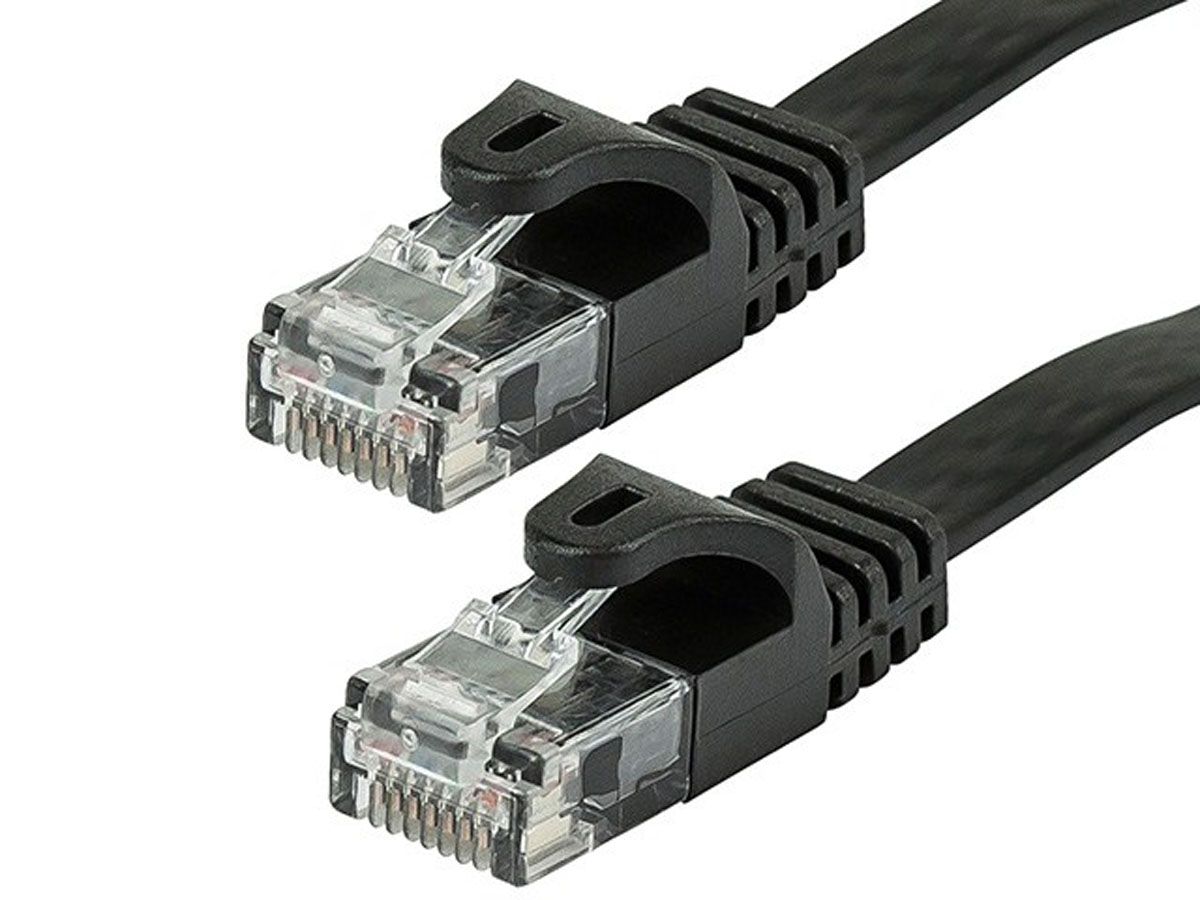 局域網電纜-CAT5e、字符串核心非屏蔽、扁平、無縫布
