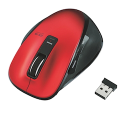 5-button wireless Blue LED mouse EX-G (ELECOM)