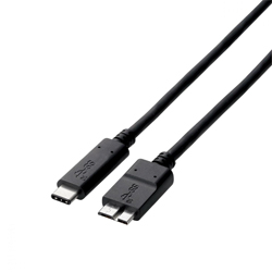 USB 3.1電纜(認證產品，C-microB) (ELECOM)