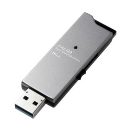 滑動式高速USB 3.0記憶棒- 16GB (ELECOM)