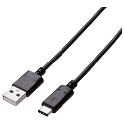 USB 3.1電纜/ GEN 2 / A-C型/認證/ 3 A輸出/ 0.5米/黑色