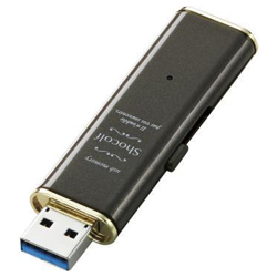 USB內存/ USB 3.0兼容/滑動式/ 32gb /苦棕色