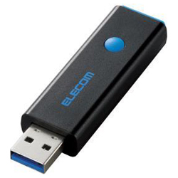 USB內存/ USB 3.0兼容/可伸縮類型/ 64gb /藍色