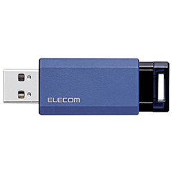 USB內存/ USB 3.1 (Gen 1)兼容/點擊頂部/具有自動返回功能/ 32 GB /藍色