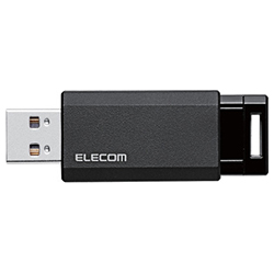 USB內存/ USB 3.1 (Gen 1)兼容/點擊頂部/具有自動返回功能/ 32gb /黑色