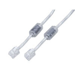 RJ11 cableShied twist 6-pin 2-core (Asahi Electric)
