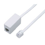 RJ11 related item for 6-pin, 2/4 core telephone extension (Asahi Electric)
