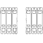 配電板的斷路器安裝板緊湊型雙係列自動斷路器。