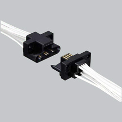 QR / P8係列,廣場超小多極架/麵板Press-Fitting連接器