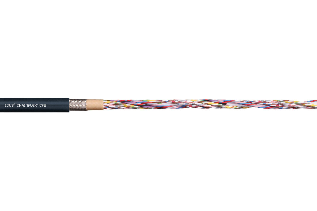 IGOSCF2鏈式控製電纜屏蔽式 PUR插件免矽化,300V