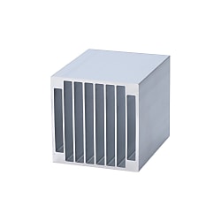 LSI V型散熱器，強製空氣/中空，鋁擠壓型(透明陽極氧化鋁)