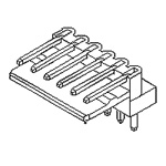 KK®Mini-Latch Wire-to-Board連接器,角型(5046)