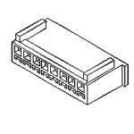 2.50 mm間距Mini-Latch Wire-to-Wire Wire-to-Board插座住房,與導軌(51191)
