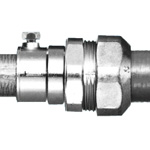 Waterproof combination coupling (waterproof pre-coupling + screwless steel wire conduit) (Sankei Manufacturing)