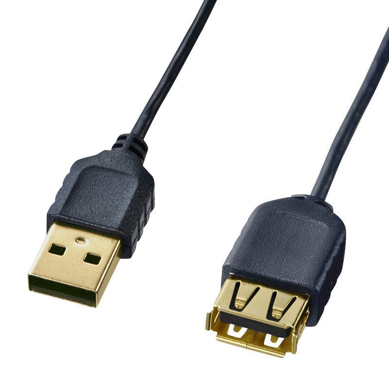 Ultra-thin USB extension cable (A⇔A female extension type)