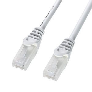 Clip-Break預防CAT5e局域網電纜、10米、白- LA-Y5TS-10(三和供應)