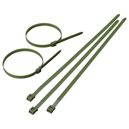 Cable Tie, OD 2.5 mm × 100 mm, Maximum Binding Diameter 22 mm, Standard Type (Trusco Nakayama)