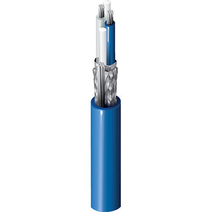 貝爾登9463，藍色軟管，1對，20awg，絞合，屏蔽，PVC護套(貝爾登)