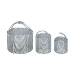 Stainless Steel Washing Basket Wire Diameter: ø0.8 mm/ø0.95 mm (AS ONE)