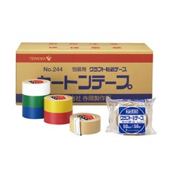 Kraft Adhesive Tape, Carton Tape No.244C (TERAOKA)