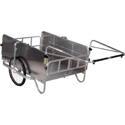 Aluminum Folding Cart, Compact, with Side Surface Aluminum Panel