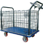 Press Made Cart, Comes with Wire Mesh Hand Brake
