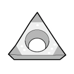 60°三角形正極，CBN鑽石TPGB