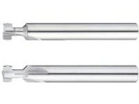 硬質合金t形槽銑刀、2-Flute / 4-Flute、雙角