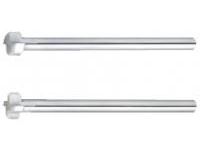 硬質合金t型槽銑刀，2槽/ 4槽，細柄，半徑