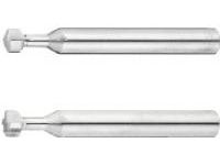 Carbide T-Slot Cutter, 2-Flute / 4-Flute, Bottom Corner Angle, Back Radius