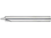 Carbide Straight Blade Tapered Corner C End Mill, 2-Flute, Rounded Inner Type