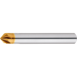 XCP係列硬質合金倒角立銑刀，用於高硬度鋼加工/ 6槽/短型