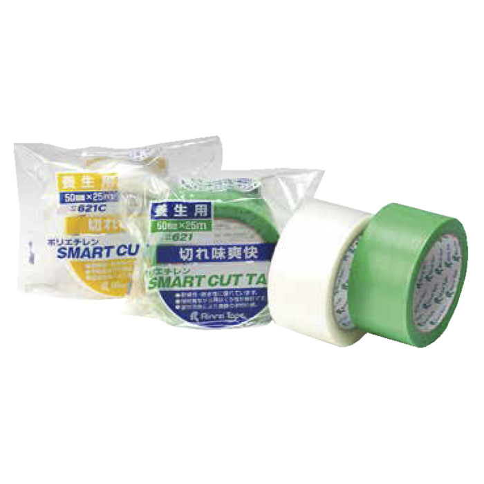 Protective PE Adhesive Tape, Super Cut Tape No.621 (RINREI TAPE)