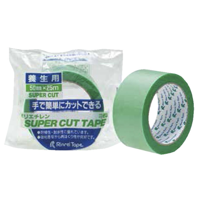 Protective PE Adhesive Tape, Super Cut Tape No.622 (RINREI TAPE)