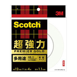 Scotch Ultra-Strong雙麵膠帶高級金多功能(3M)