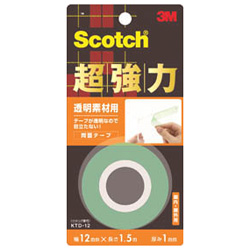 Scotch Ultra-Strong Double-Sided Tape Transparent Material-Use (3M)