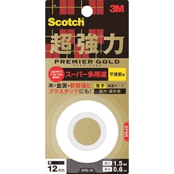 Scotch超強力雙麵膠帶優質金超薄多功能膠帶(3M)